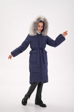 Load image into Gallery viewer, Genuine Silver Fox Down Fill Coat
