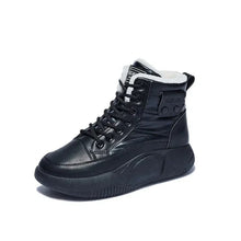 Load image into Gallery viewer, Women’s Plush-Lined Snow Boots – Non-Slip Lace-Up Winter Shoes
