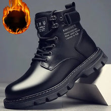 Load image into Gallery viewer, Leather Shoes High Top Fashion Winter Boots - # GIAA73410004
