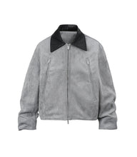 Load image into Gallery viewer, GREY SUEDE WORK JACKET
