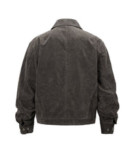 Load image into Gallery viewer, BROWN SUEDE WORK JACKET
