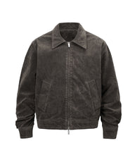 Load image into Gallery viewer, BROWN SUEDE WORK JACKET
