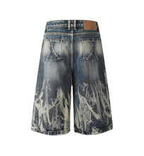 Load image into Gallery viewer, ACID DENIM SHORTS
