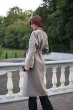 Load image into Gallery viewer, Classic Wool Blend Coat in Grey
