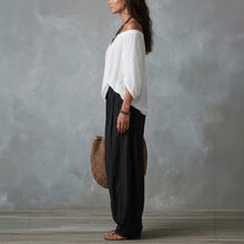 Load image into Gallery viewer, Women's One-Shoulder T-Shirt &amp; Wide-Leg Pants Two-Piece Set — Urban Casual Outfit
