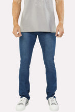Load image into Gallery viewer, Cruz Men&#39;s Supersoft Denim Blue Stretch Slim Jeans
