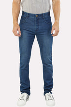 Load image into Gallery viewer, Cruz Men&#39;s Supersoft Denim Blue Stretch Slim Jeans
