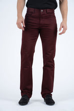 Load image into Gallery viewer, Slade Men&#39;s Burgundy Relaxed Fit Stretch Pants
