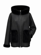 Load image into Gallery viewer, ⇆ Reversible Faux Shearling Jacket
