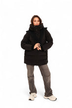 Load image into Gallery viewer, Double-hooded Insulated Bio-Down Coat
