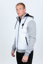 Load image into Gallery viewer, Mens Fur Lined Quilted Hooded Jacket - White
