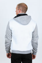 Load image into Gallery viewer, Mens Fur Lined Quilted Hooded Jacket - White
