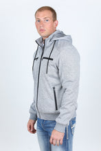 Load image into Gallery viewer, Mens Fur Lined Quilted Hooded Jacket - Light Gray
