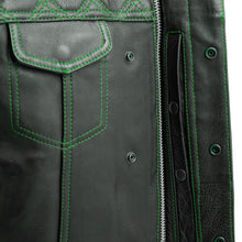 Load image into Gallery viewer, Upside Men's Club Style Leather Vest
