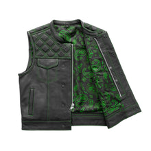 Load image into Gallery viewer, Upside Men's Club Style Leather Vest
