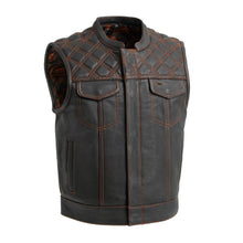 Load image into Gallery viewer, Upside Men's Club Style Leather Vest
