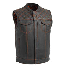 Load image into Gallery viewer, Downside Men's Motorcycle Leather Vest

