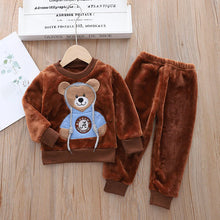 Load image into Gallery viewer, Kids Flannel Pajama Set - # BOAA11710007
