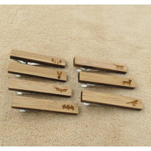 Load image into Gallery viewer, Favorite Animal Collection Wooden Tie Bars/Clips - 7 Styles
