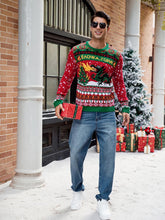 Load image into Gallery viewer, Fire Dragon Jacquard Casual Long-Sleeve Ugly Christmas Sweater | NCS
