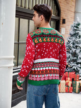 Load image into Gallery viewer, Fire Dragon Jacquard Casual Long-Sleeve Ugly Christmas Sweater | NCS
