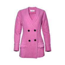 Load image into Gallery viewer, Fleur Purple Tweed Blazer

