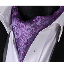 Load image into Gallery viewer, Flowery Silk Ascot/Cravat Tie &amp; Handkerchief Collection
