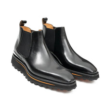 Load image into Gallery viewer, Foil leather Thick-Soled Chelsea Boot 2898 Black
