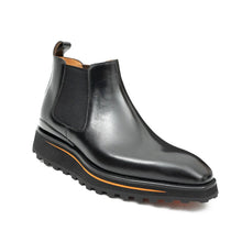 Load image into Gallery viewer, Foil leather Thick-Soled Chelsea Boot 2898 Black

