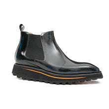 Load image into Gallery viewer, Foil leather Thick-Soled Chelsea Boot 2898 Blue
