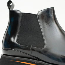 Load image into Gallery viewer, Foil leather Thick-Soled Chelsea Boot 2898 Blue
