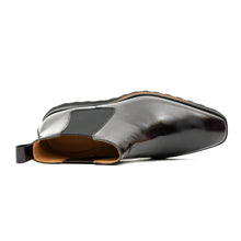 Load image into Gallery viewer, Foil leather Thick-Soled Chelsea Boot 2898 Purple
