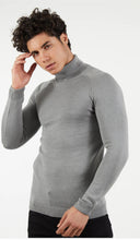 Load image into Gallery viewer, Suslo Couture Turtle Neck Sweater | Silver

