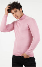 Load image into Gallery viewer, Suslo Couture Turtle Neck Sweater | Light Pink
