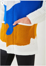 Load image into Gallery viewer, Lagos Red Exclusive Men&#39;s White Shaded Long Sweaters | Hoodie LS88
