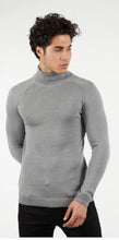 Load image into Gallery viewer, Suslo Couture Turtle Neck Sweater | Silver
