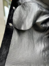Load image into Gallery viewer, Genuine Shearling Merino Lamb Leather Coat by Punto Leather

