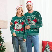 Load image into Gallery viewer, Funny Santa Claus Christmas Knit Sweater | NCS
