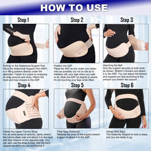 Load image into Gallery viewer, C.Erfei Maternity Belt Pregnancy Belly Band 3 in 1 Maternity Support Belt for Pregnant Back/Pelvic/Hip Pain, Maternity Band Belly Support for Pregnancy (Black, M: Fit Ab 35.5"-47.3") M: Fit Ab 35.5"-47.3" Black - # WOAA51210002-PRG

