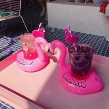 Load image into Gallery viewer, Flamingo Fun Pool Party Cup Holders - Stay Cool &amp; Celebrate in Style!
