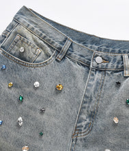 Load image into Gallery viewer, AZUL COLORED GEMSTONE DENIM
