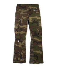 Load image into Gallery viewer, CAMO SPLIT FLARE DENIM
