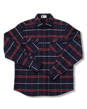 Load image into Gallery viewer, Grand Flannel, Marine Plaid
