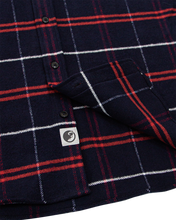 Load image into Gallery viewer, Grand Flannel, Marine Plaid
