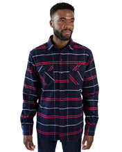 Load image into Gallery viewer, Grand Flannel, Marine Plaid
