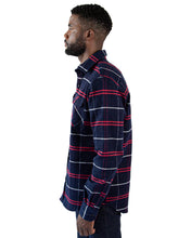 Load image into Gallery viewer, Grand Flannel, Marine Plaid
