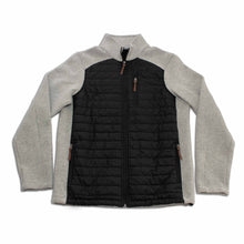 Load image into Gallery viewer, Windstopper Quilted Jacket - Natural Heather &amp; Black
