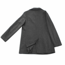 Load image into Gallery viewer, Metropolitan Dual-Layer Wool Car Coat - Grey
