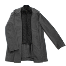 Load image into Gallery viewer, Metropolitan Dual-Layer Wool Car Coat - Grey
