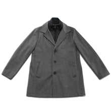Load image into Gallery viewer, Metropolitan Dual-Layer Wool Car Coat - Grey
